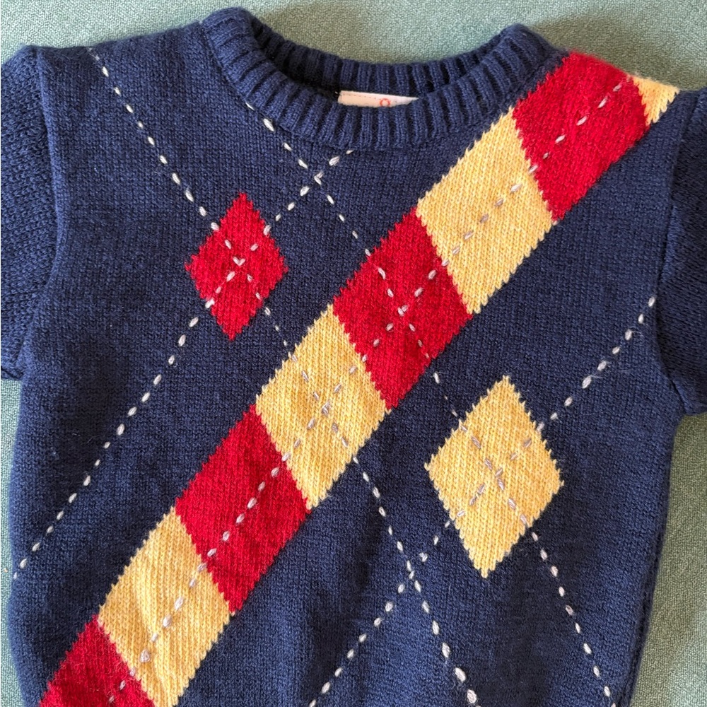 Toddler Argyle Sweater - Picture 5 of 7